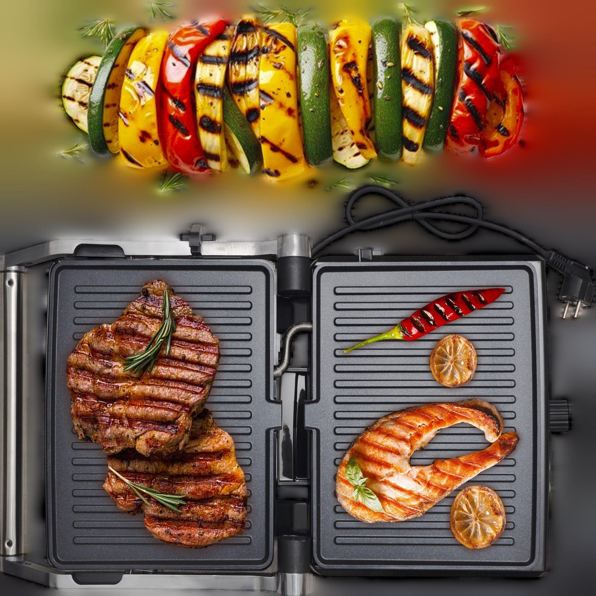 CECOTEC Grille pain Cecotec Kamille KM6706 pliable 2000 W