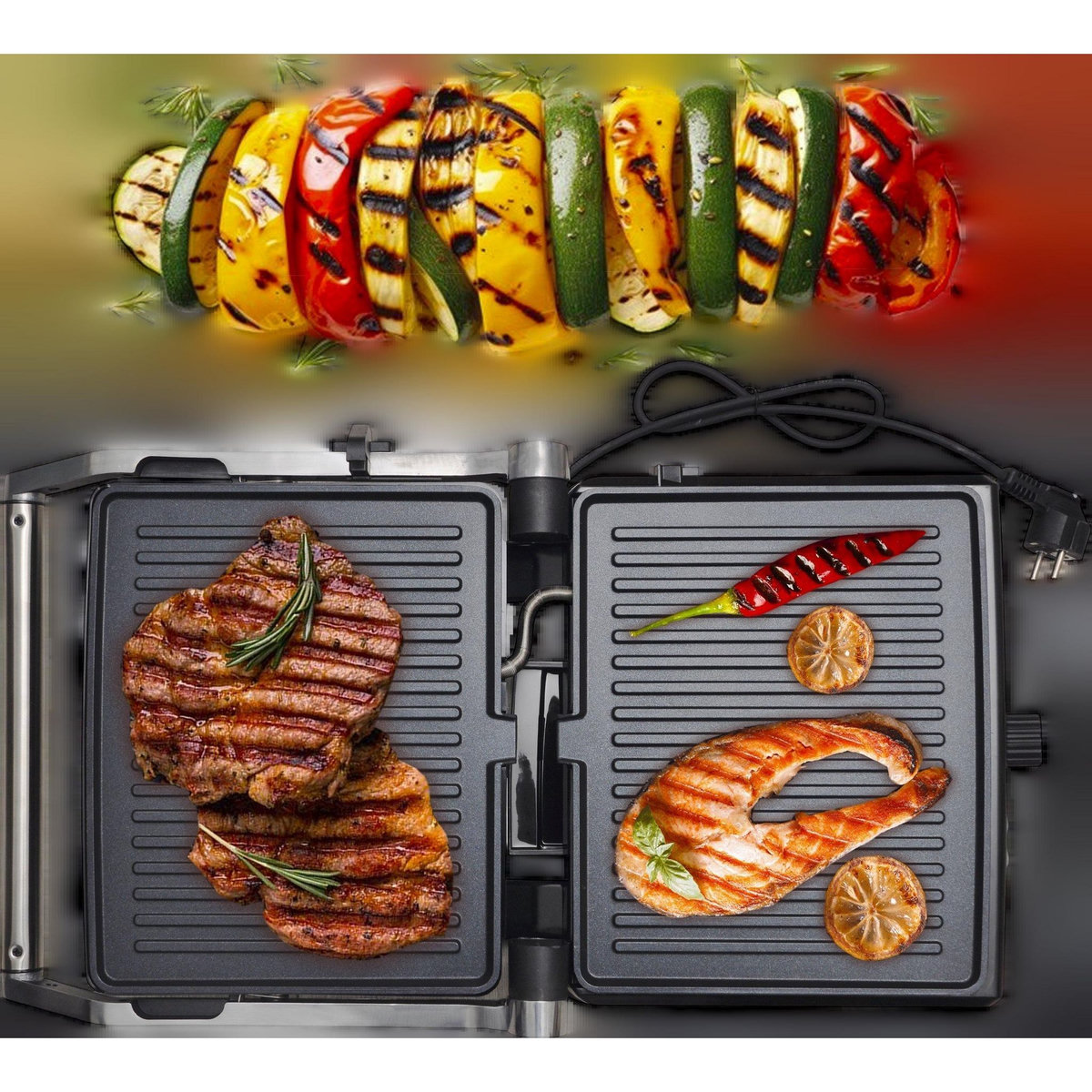 CECOTEC Grille pain Cecotec Kamille KM6706 pliable 2000 W