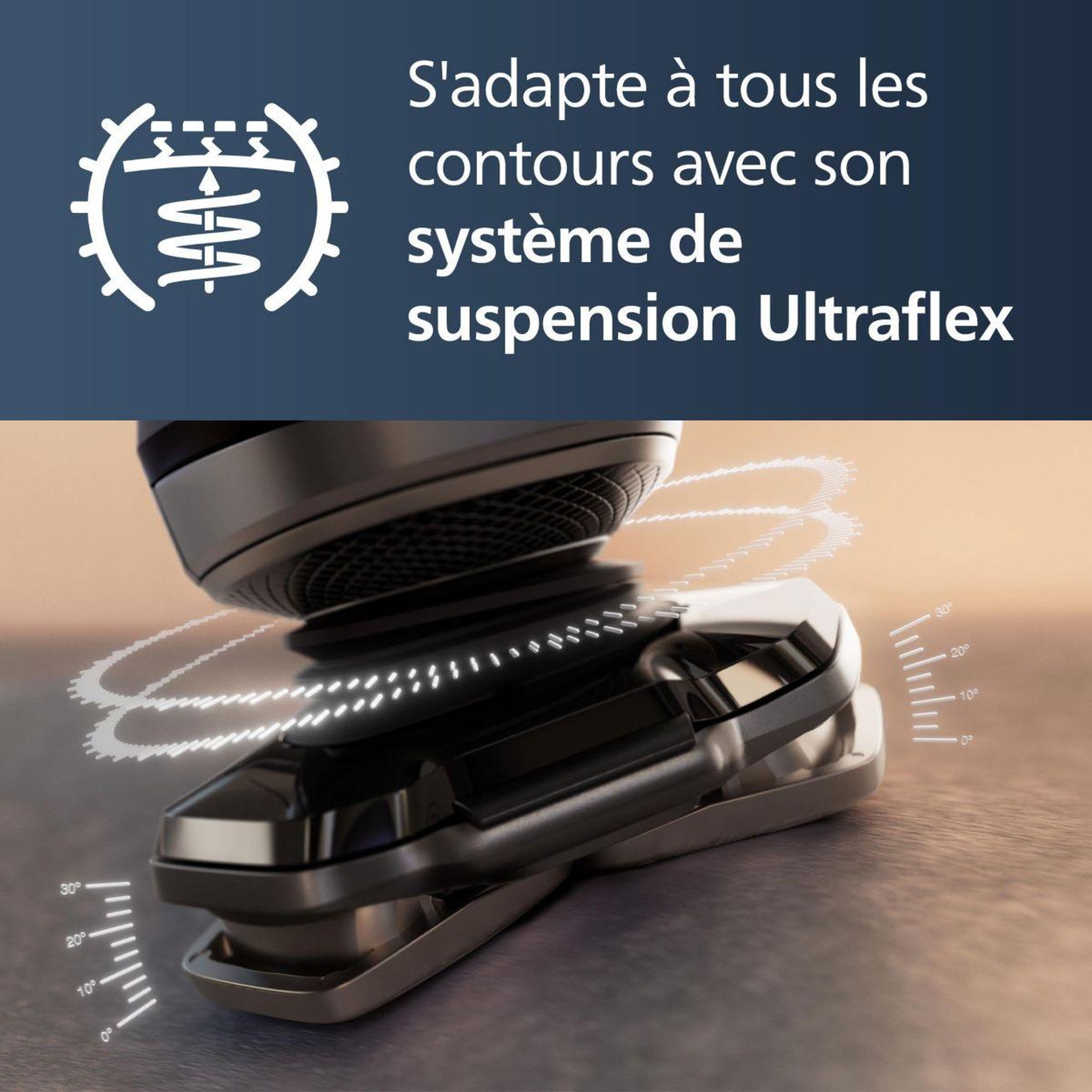 Voir la diapositive 4 : Philips Rasoir électrique Series 9000 Prestige SP9840/32