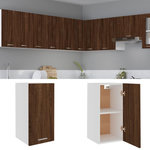 VIDAXL Armoire suspendue Chene marron 29,5x31x60 cm Bois d'ingenierie