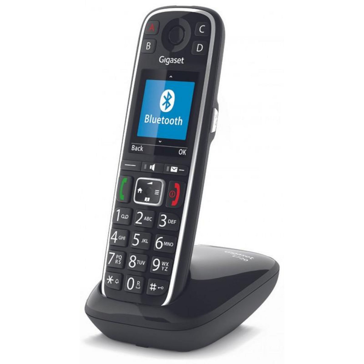 GIGASET Téléphone sans fil dect noir - gigae720noir