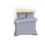 Voir la diapositive 2 : GENERIQUE Parure de lit - 129CTN63609 - 1 housse de couette 220 x 240 cm + 2 taies d'oreiller 60 x 60 cm - Satiné 100% coton - Gris