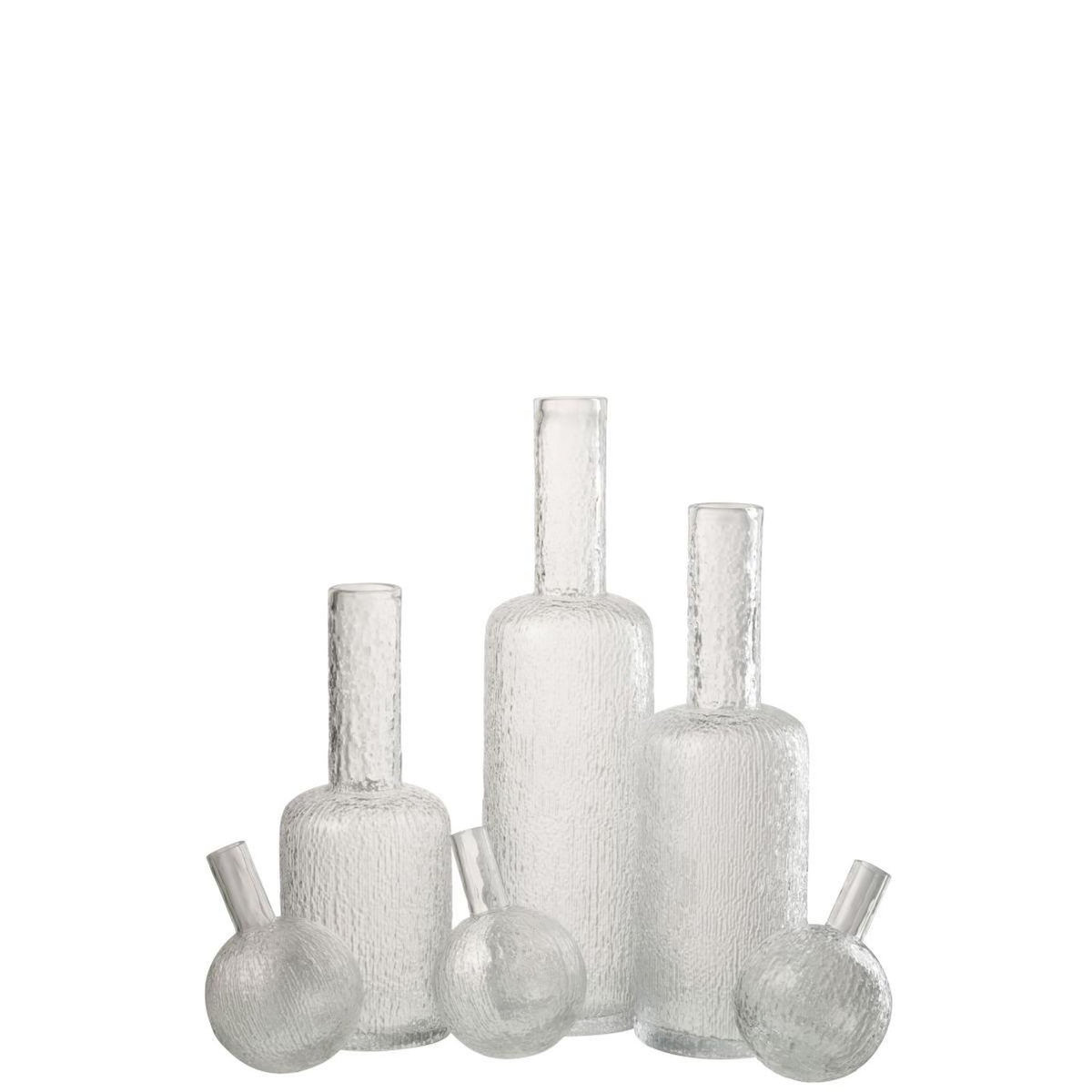 Paris Prix Bouteille Déco en Verre  Spiaggia  56cm Transparent