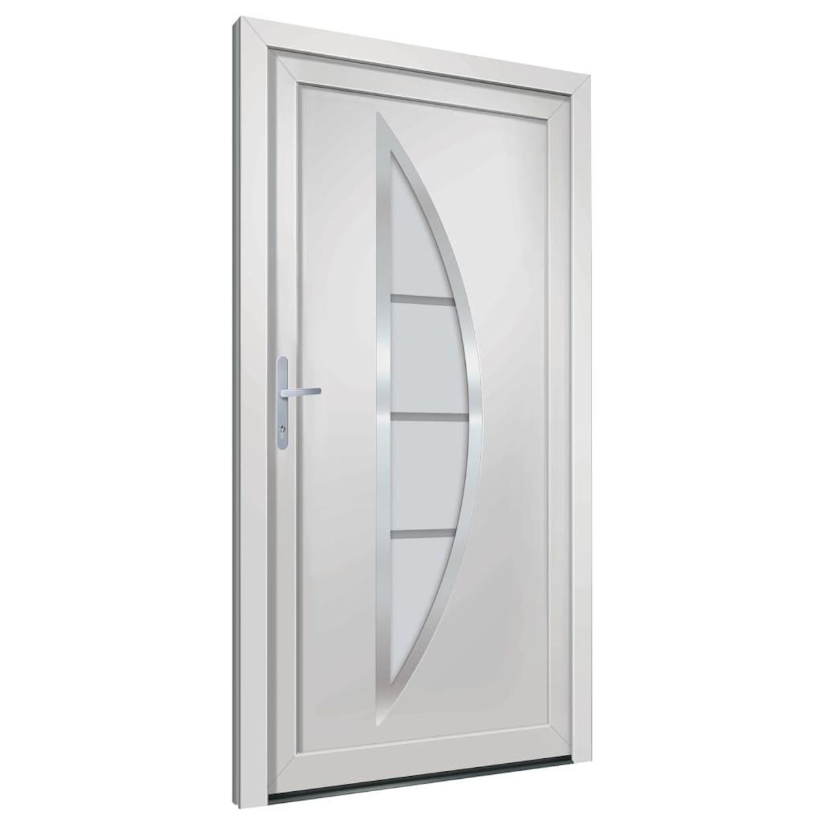 VIDAXL Porte d'entree Blanc 108x200 cm PVC