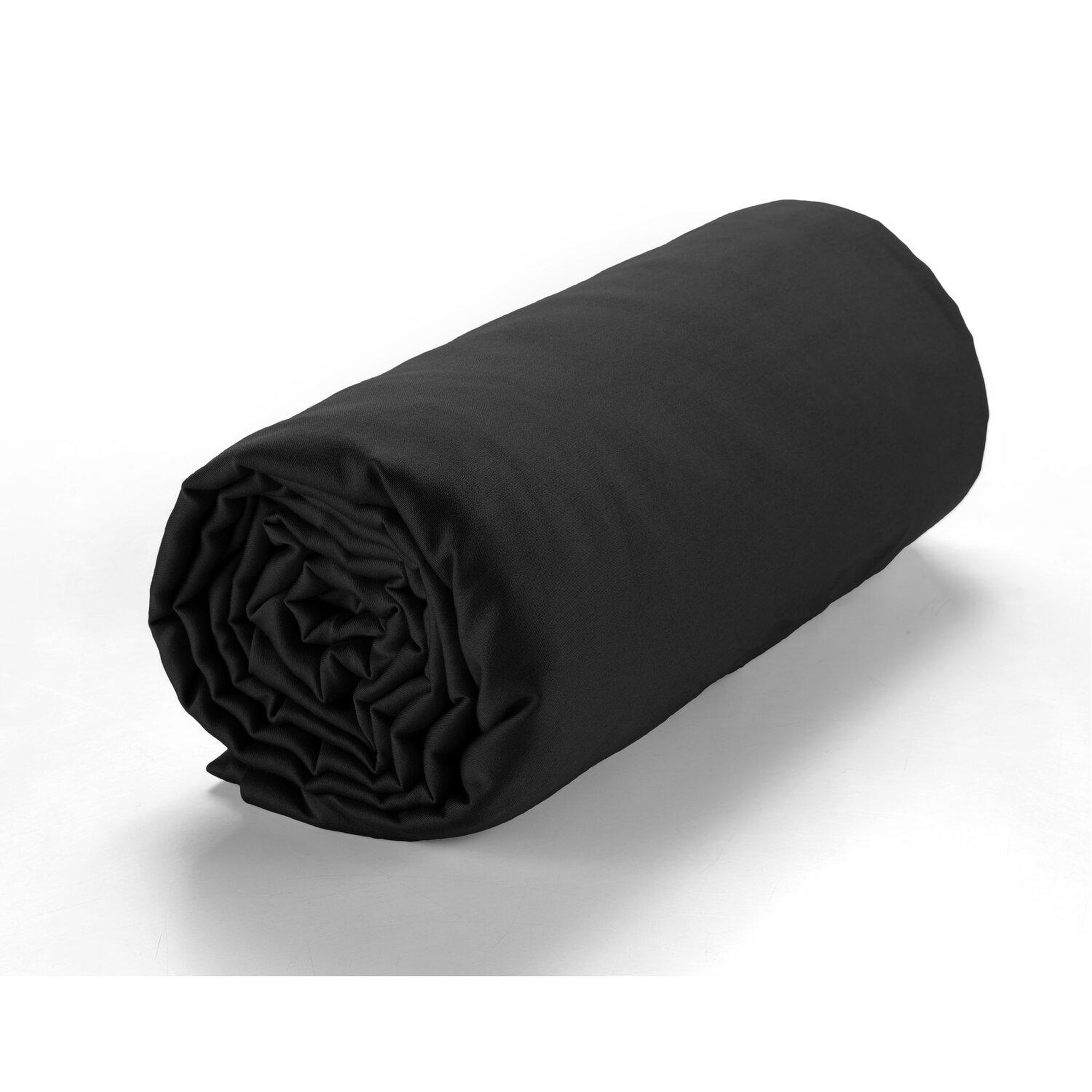 Voir la diapositive 2 : BATON ROUGE Drap housse 100% satin de coton 105 fils