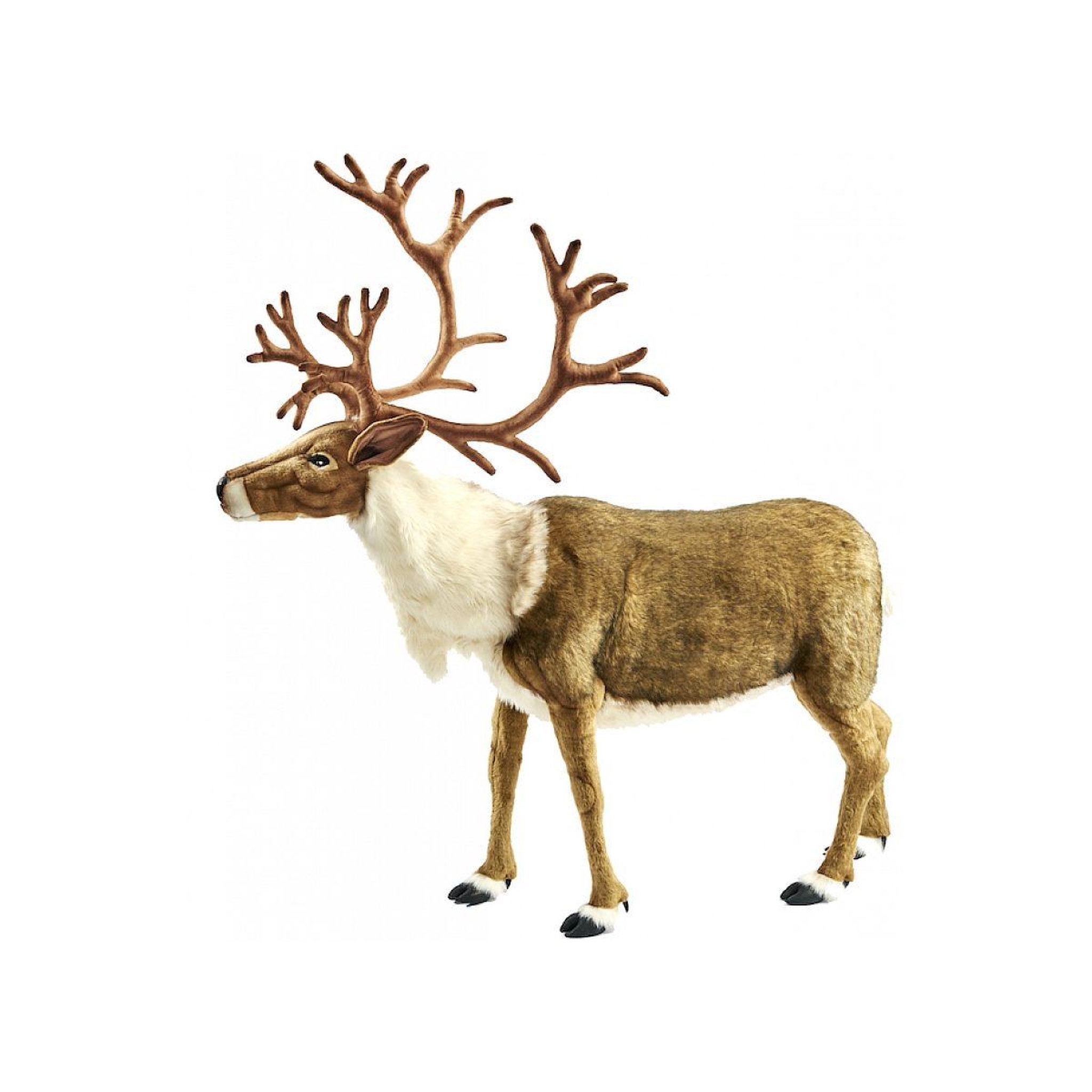 Hansa Hansa peluche geante renne nordic 165 cm l et 150 cm h
