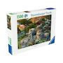 Voir la diapositive 2 : RAVENSBURGER Puzzle Ravensburger Famille de loups en forêt