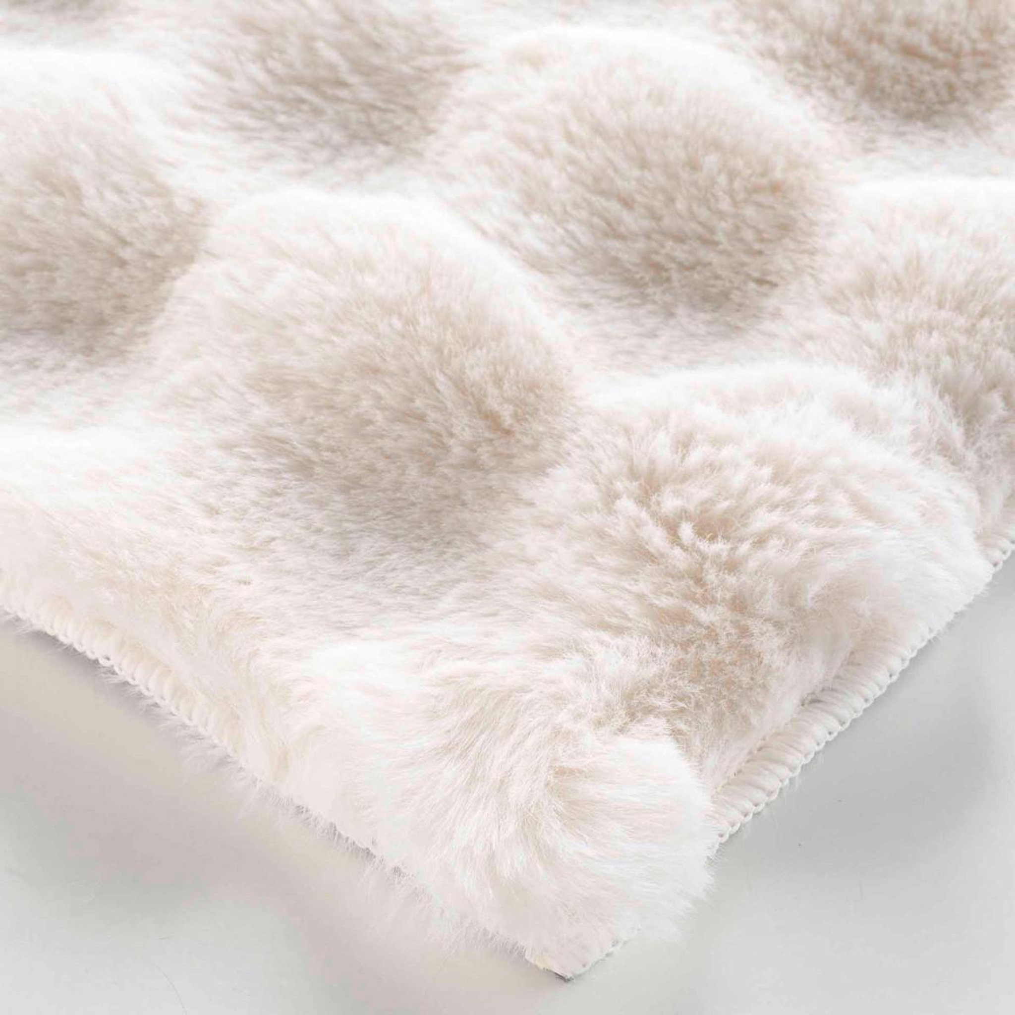 Voir la diapositive 2 : Douceur d'Intérieur Tapis imitation fourrure  mounty  120x170cm naturel