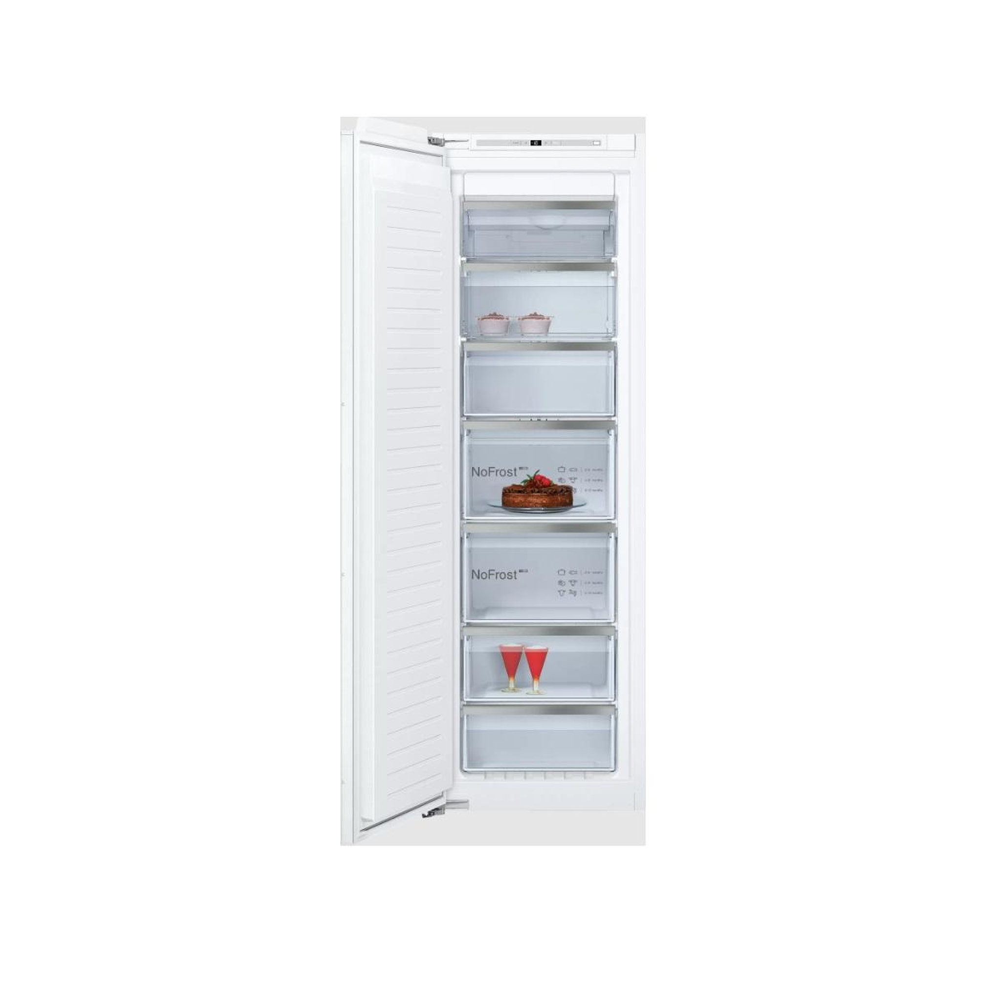 Neff Congélateur intégrable à panthographe 212l blanc - gi7813ce0