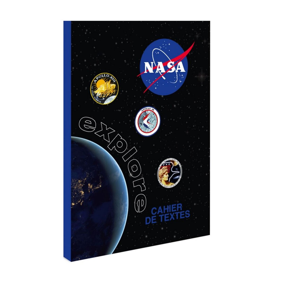NASA Cahier de texte 15,5x21,5cm souple NASA