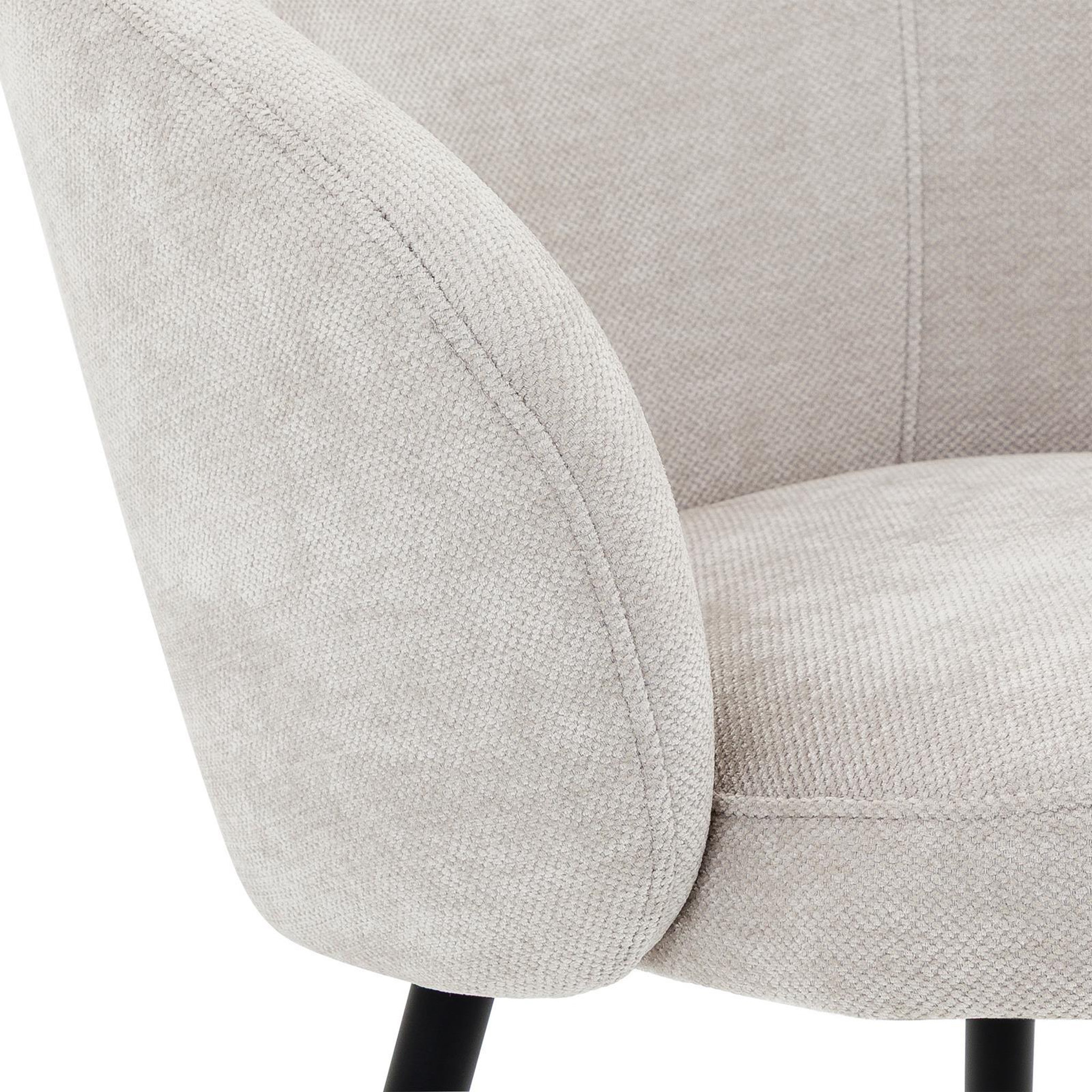 Voir la diapositive 4 : IDIMEX Lot de 2 chaises kursi de salle à manger en tissu
