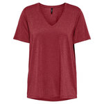 Only T-shirt Rouge Femme Only Harly. Coloris disponibles : Rouge