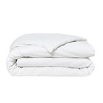 Today Housse de couette 2 places - 100% coton BIO. Coloris disponibles : Blanc, Bleu, Marron, Vert, Gris