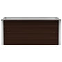 Voir la diapositive 3 : VIDAXL Lit sureleve de jardin Marron 100x40x45 cm Acier galvanise