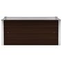 Voir la diapositive 3 : VIDAXL Lit sureleve de jardin Marron 100x40x45 cm Acier galvanise