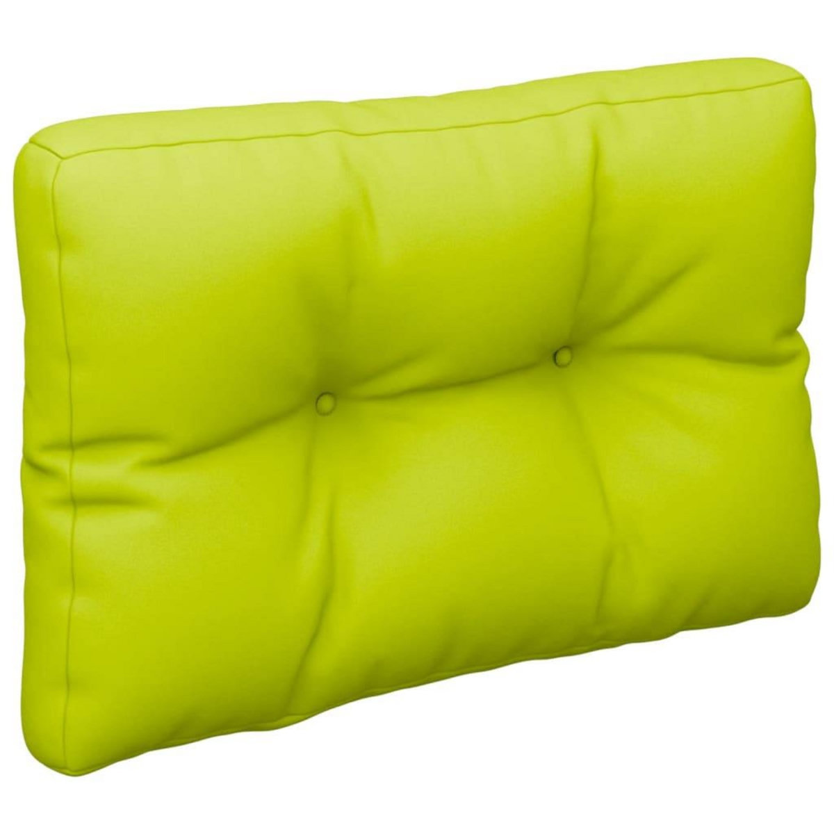 VIDAXL Coussin de palette vert vif 50x40x12 cm tissu