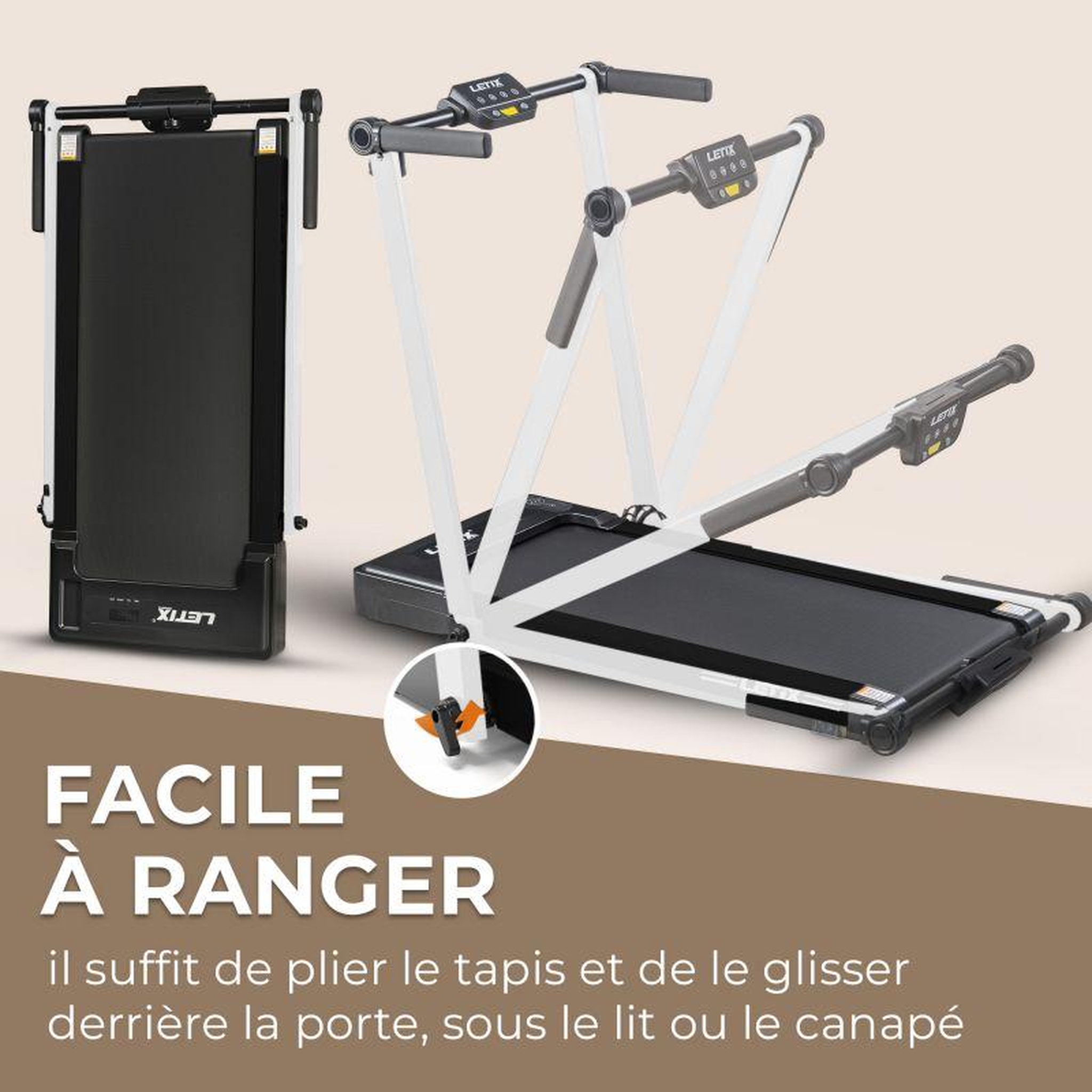 Voir la diapositive 3 : SPARRAW Tapis de course Pliable Pro - 12 KM/H- 1500W -12 programmes