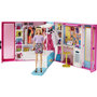 Voir la diapositive 1 : BARBIE Dressing avec poupée Barbie et accessoires