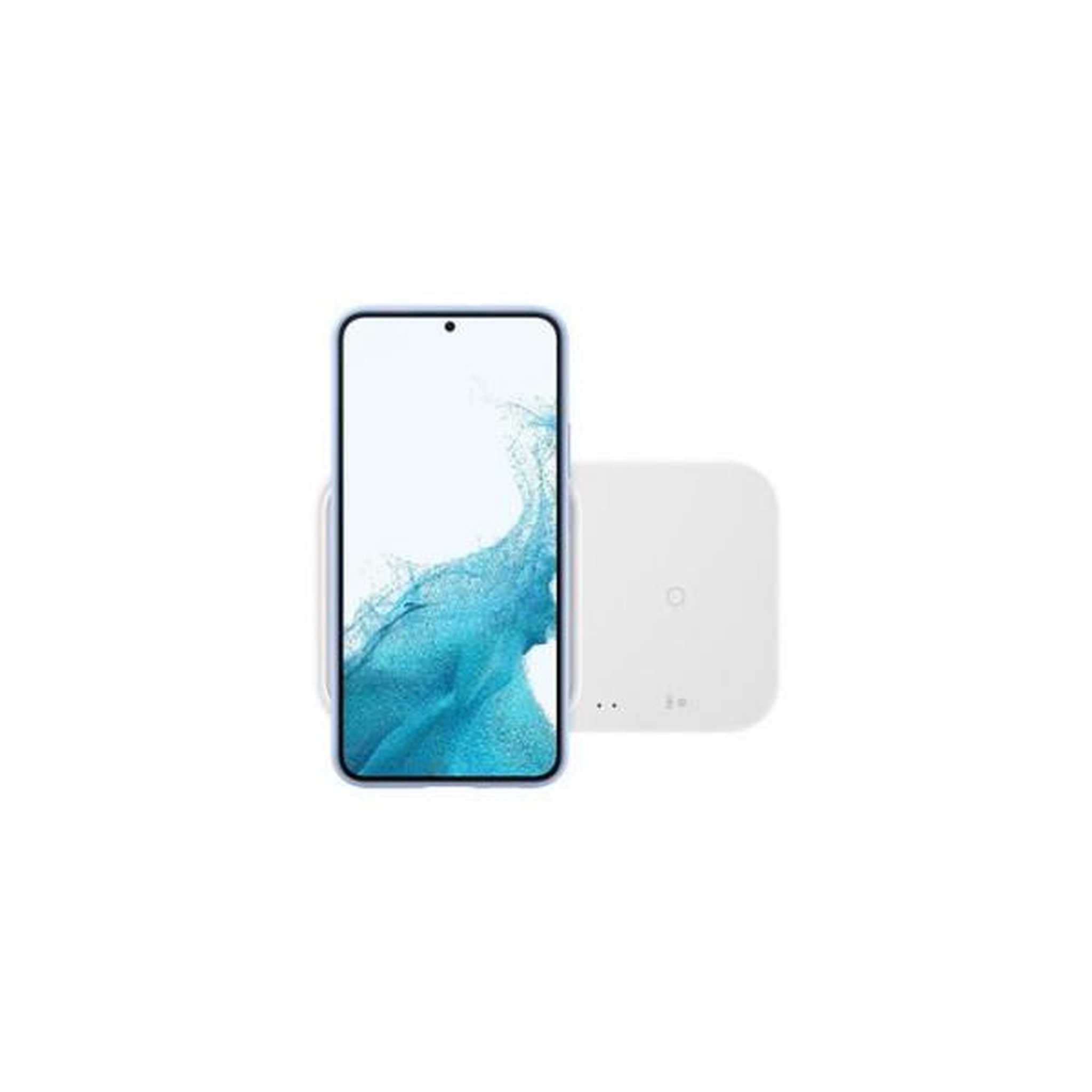 Voir la diapositive 4 : Samsung Patch induction sans fil duo blanc charge rapide 15w