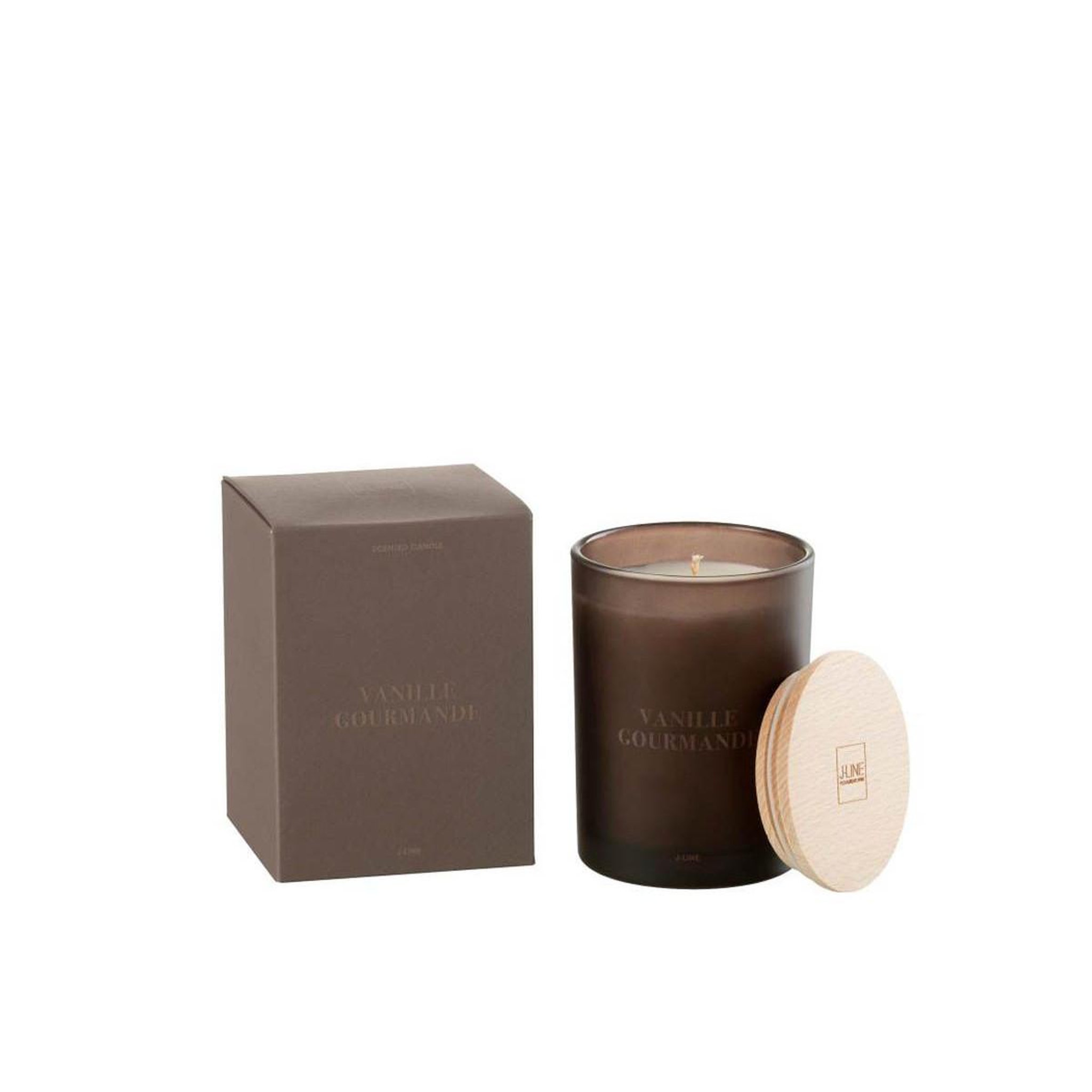 Voir la diapositive 3 : J-LINE Bougie parfumée  accords essentiels  12cm vanille gourmande