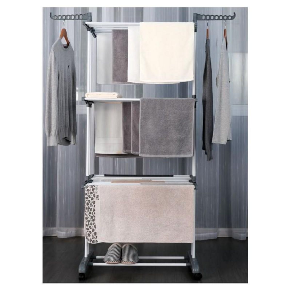 GARNIER Etendoir 20 Mètres D'étendage En Inox Ex20