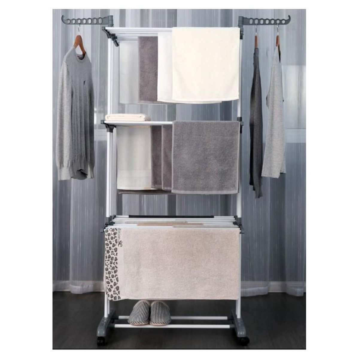 GARNIER Etendoir 20 Mètres D'étendage En Inox Ex20