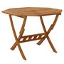Voir la diapositive 2 : VIDAXL Table pliable de jardin 90x75 cm Bois d'acacia solide
