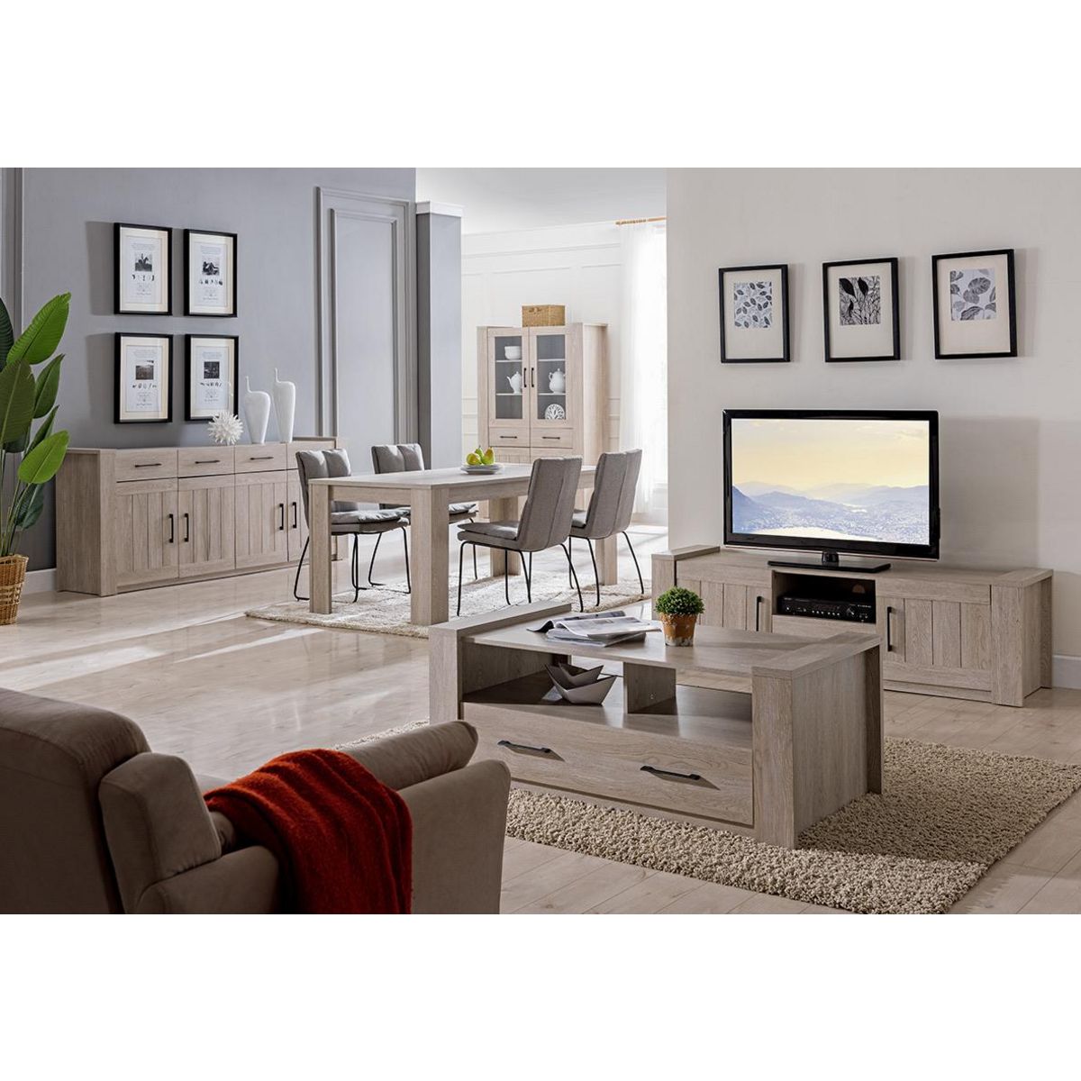 Table de séjour salle à manger L 179cm SYLVESTRE