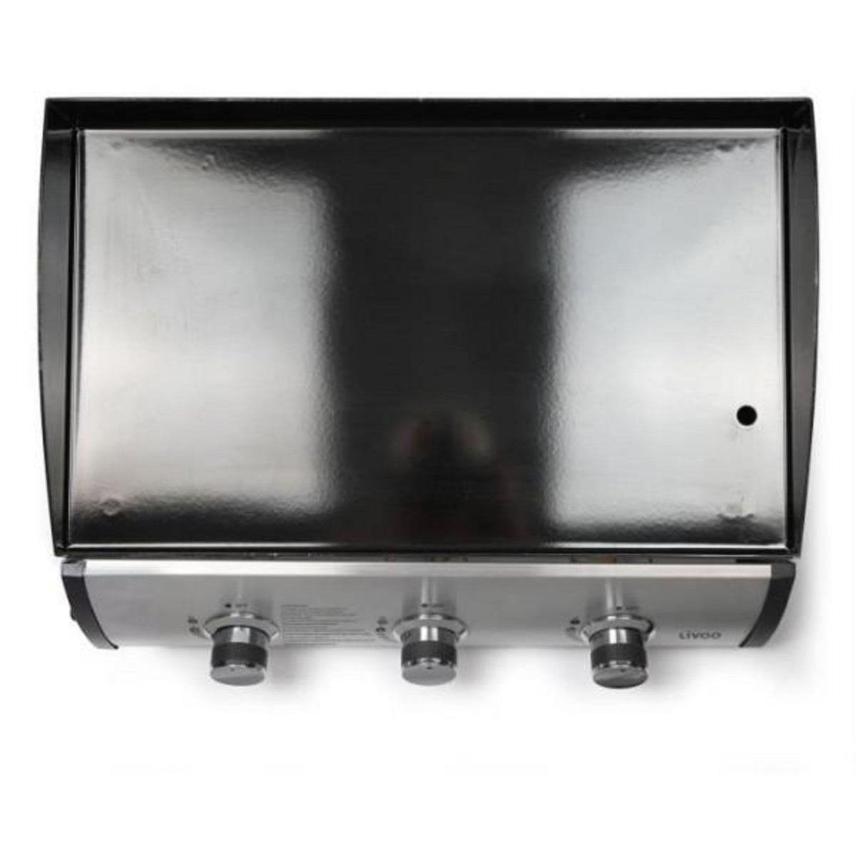 AAAAA Plancha gaz 3 bruleurs 61 x 38 cm