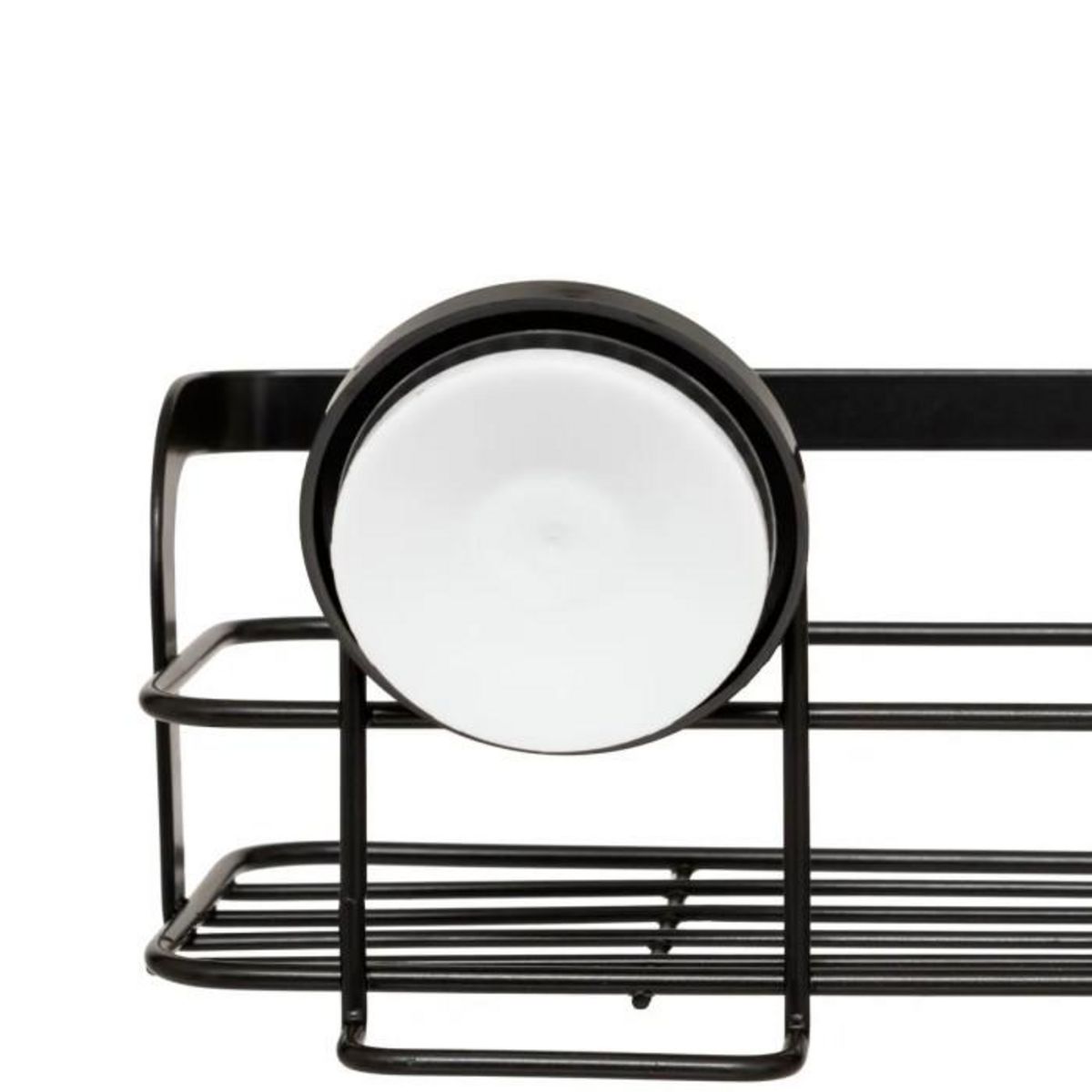 FIVE Étagère de Douche à Ventouses  Venterra  25cm Noir