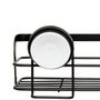 Voir la diapositive 2 : FIVE Étagère de Douche à Ventouses  Venterra  25cm Noir