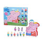 Voir la diapositive 1 : Peppa Pig Peppa Pig Peppa's Adventures Mallette Peppa, George et leurs amis, jouet préscolaire, 9 figurines avec les soeurs Zebra