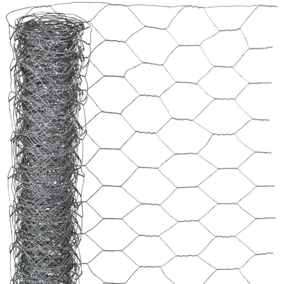NATURE Nature Grillage metallique hexagonal 0,5 x 10 m 25 mm Acier galvanise