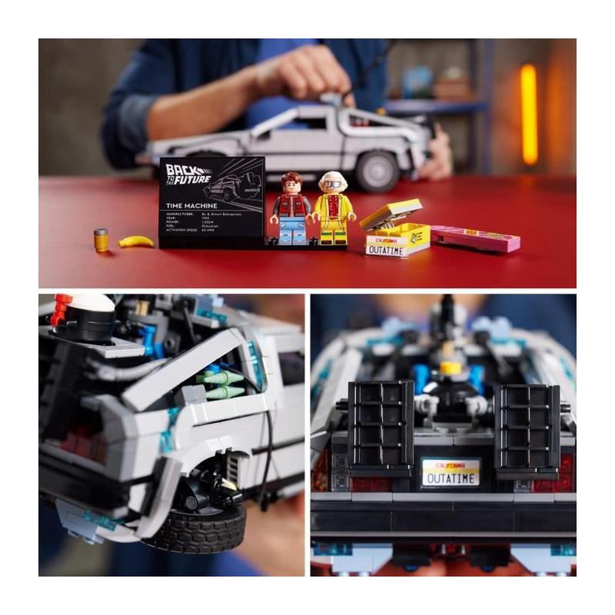 Voir la diapositive 4 : LEGO LEGO 10300 La machine a remonter le temps de Retour vers le futur