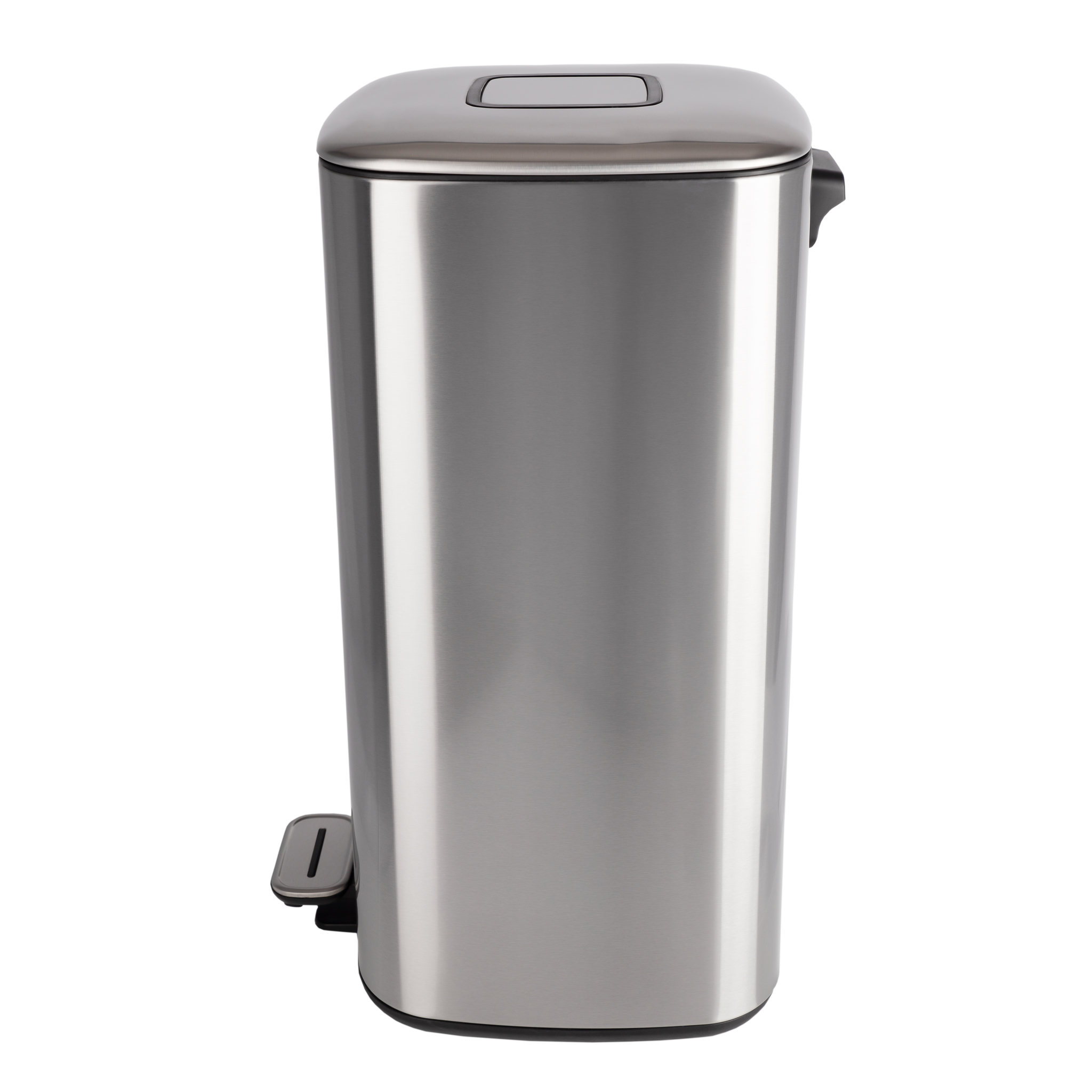 Voir la diapositive 2 : HAILO Poubelle à pédale 32L Cube Inox