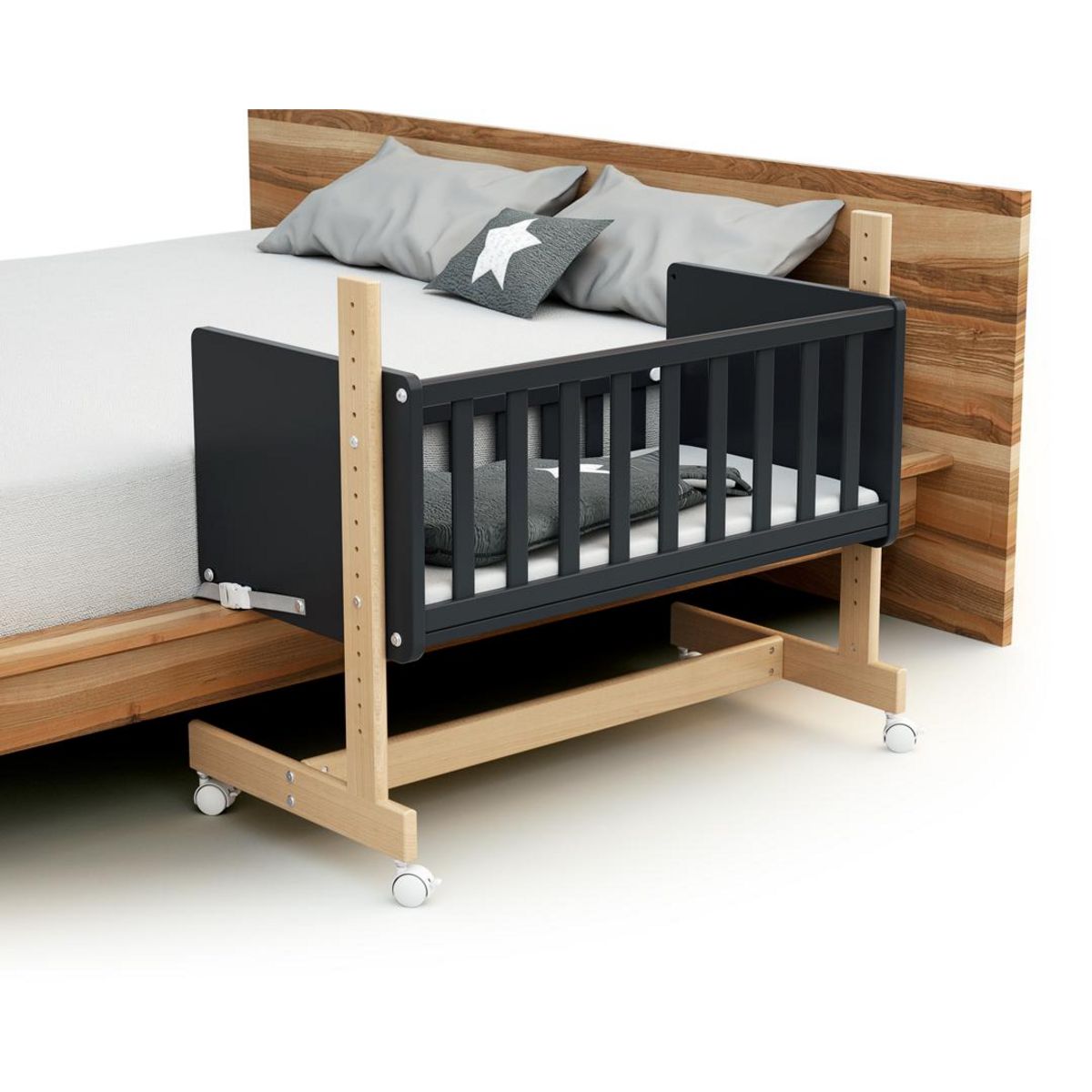 AT4 Berceau cododo évolutif CONFORT en bois