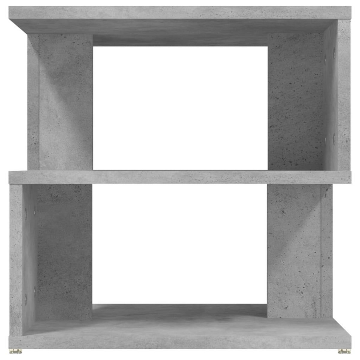 VIDAXL Table d'appoint Gris beton 40x40x40 cm Agglomere