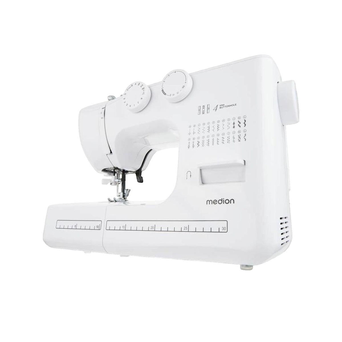 Medion Machine à coudre medion SM 60 blanche avec 24 points de couture