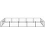 Voir la diapositive 2 : VIDAXL Chenil Noir 15 m² Acier