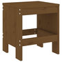 Voir la diapositive 3 : VIDAXL Tabourets de jardin lot de 2 marron miel 40x36x45 cm pin massif