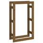 Voir la diapositive 2 : VIDAXL Support de bois de chauffage Marron miel 60x25x100 cm Bois pin
