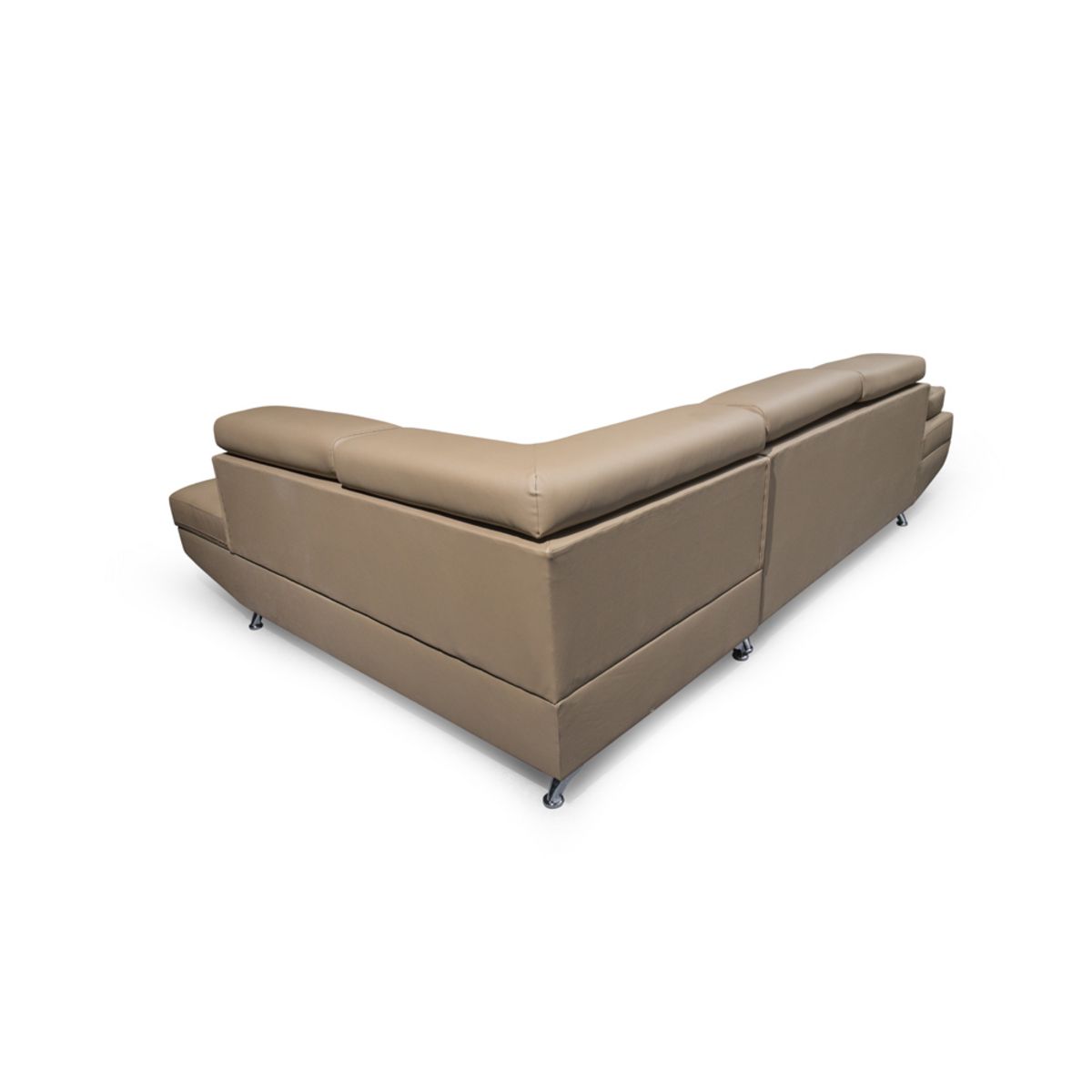 Canapé d'angle droit convertible simili CHICAGO