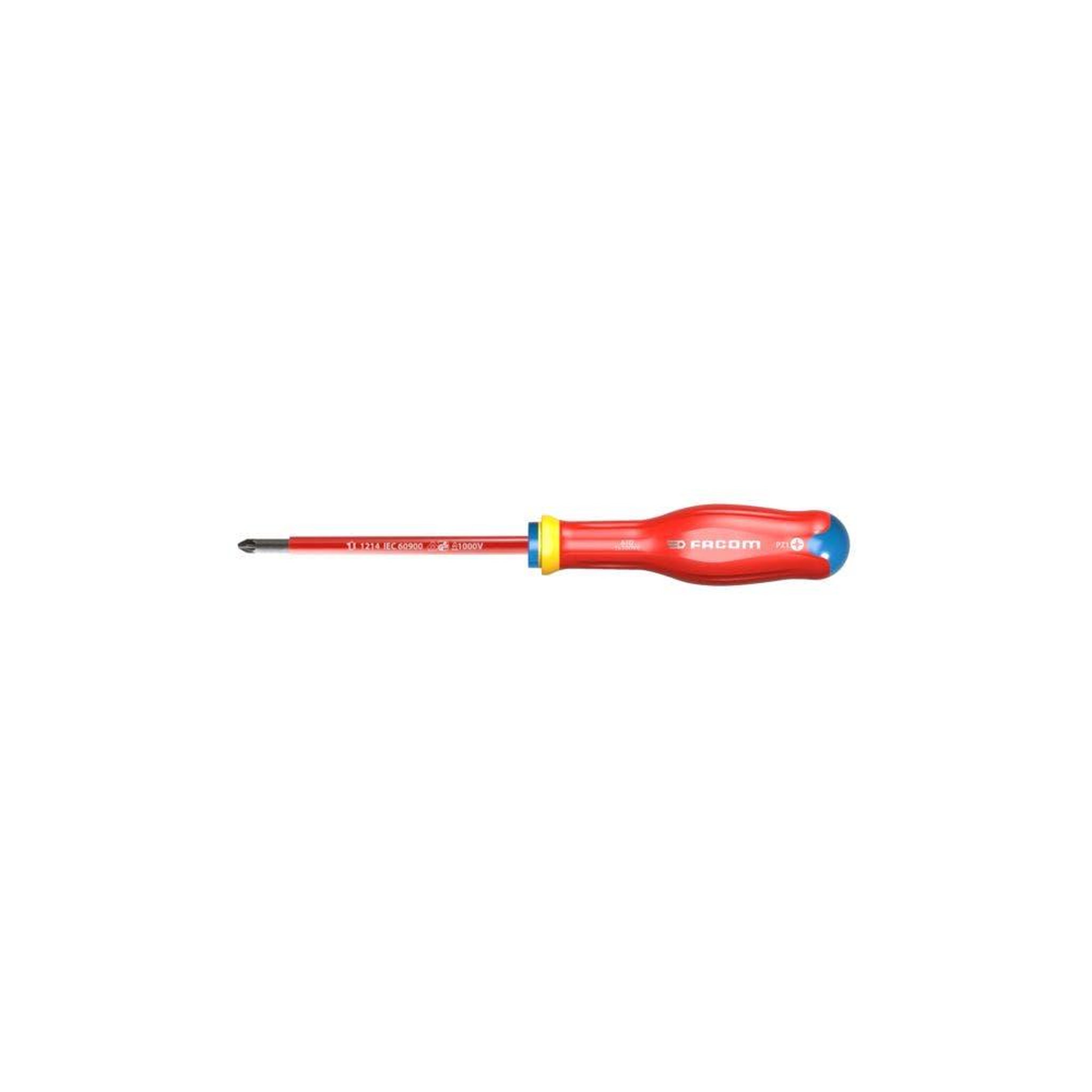 FACOM Tournevis protwist pour vis cruciforme pozidriv - isolé 1000 volts - atd.tve-atd2x125ve