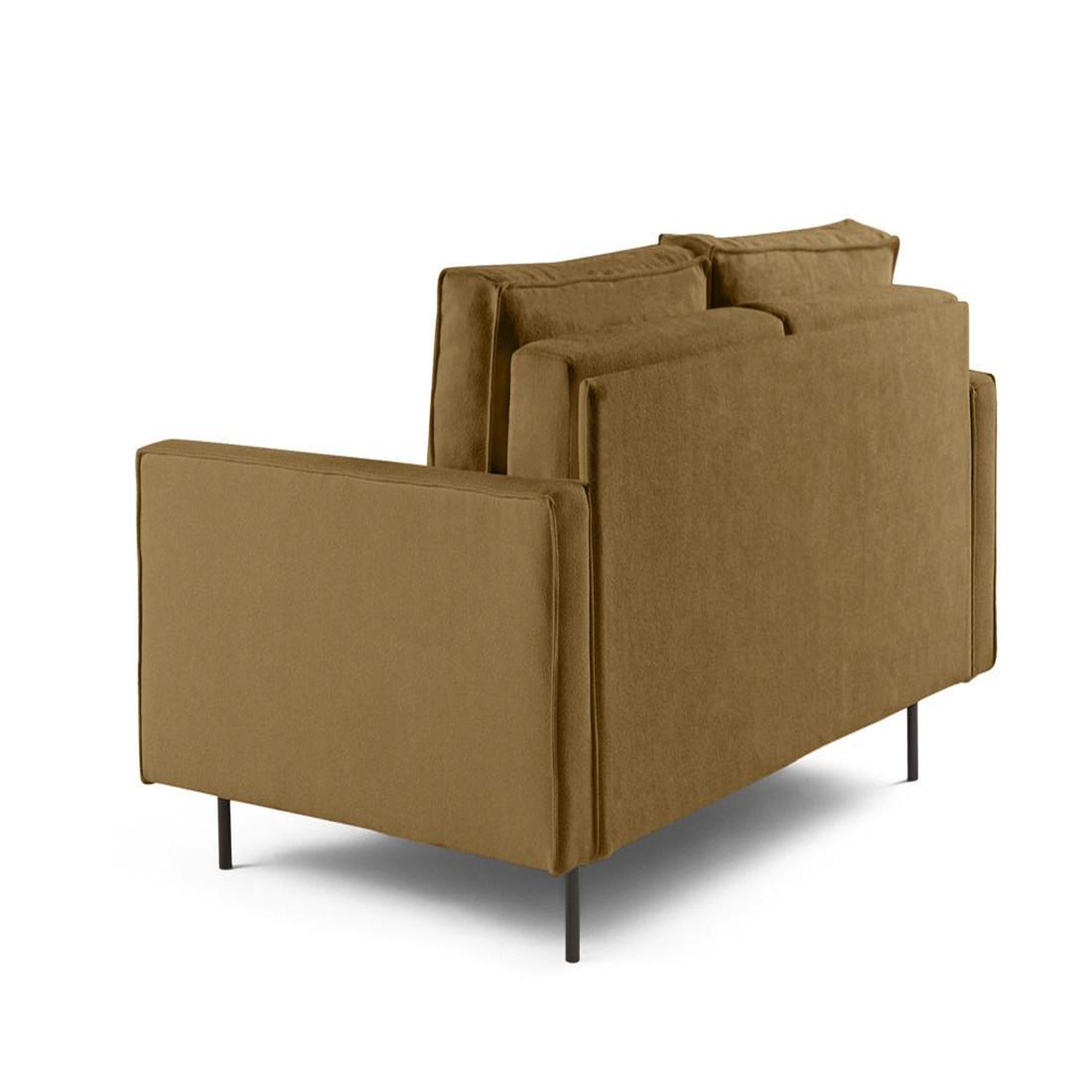Voir la diapositive 4 : LISA DESIGN Charlie - canapé droit 2 places - en tissu