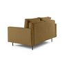 Voir la diapositive 4 : LISA DESIGN Charlie - canapé droit 2 places - en tissu