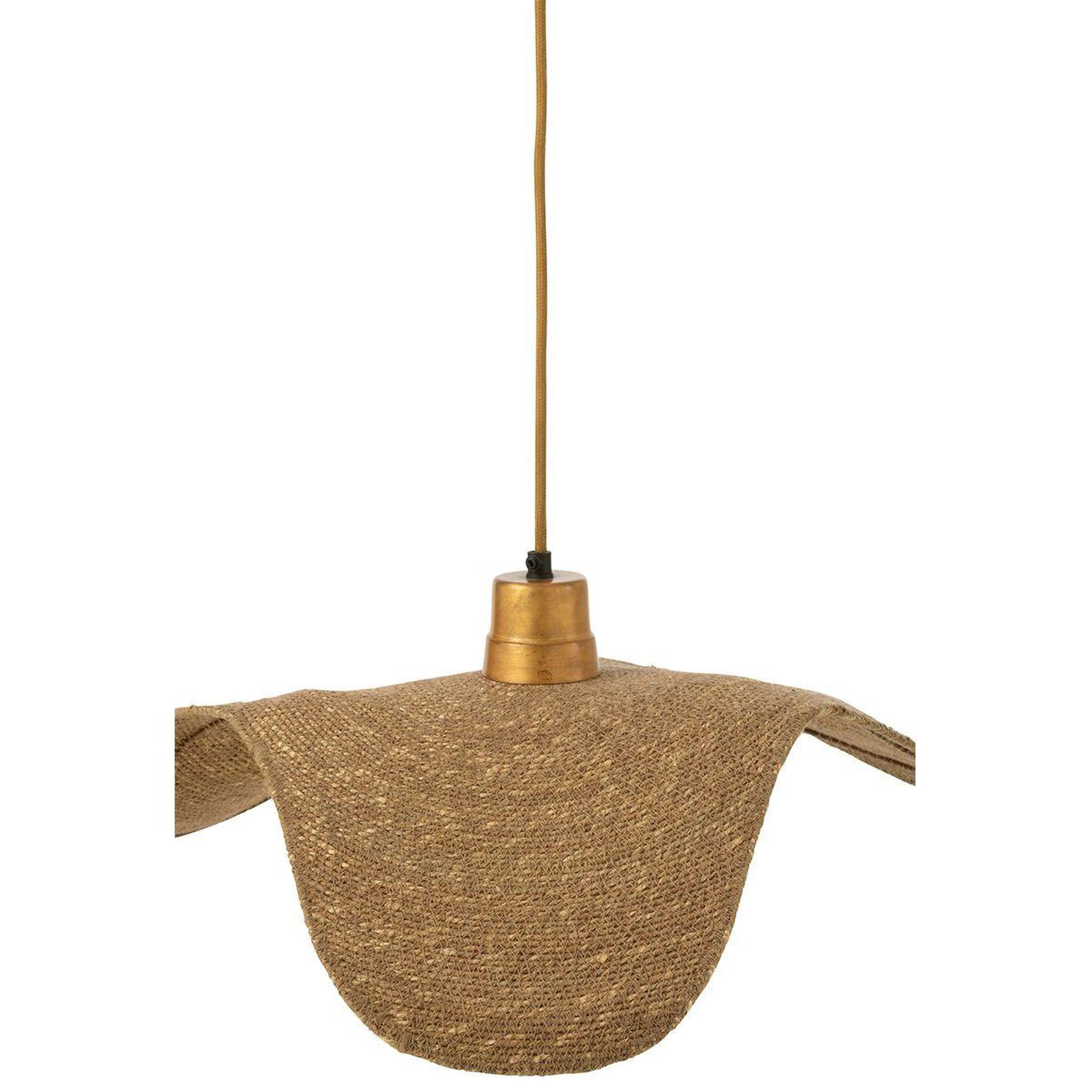 Voir la diapositive 3 : J-LINE Lampe suspension  moonj  55cm naturel