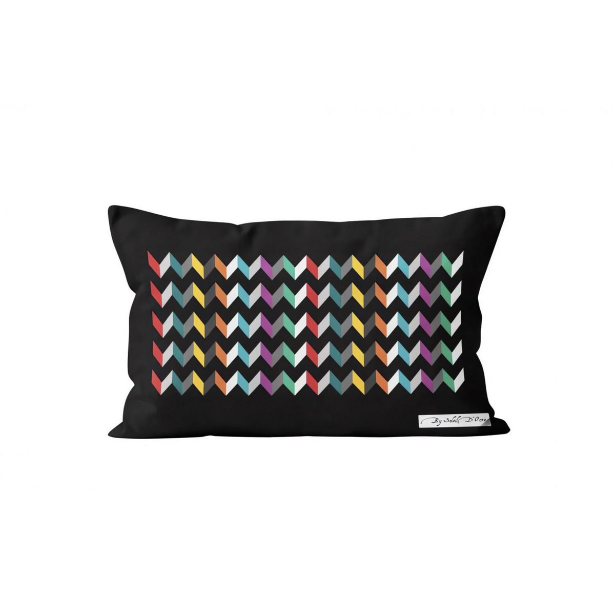 SOLEIL D'OCRE Housse de coussin JOCKER, par Soleil d'Ocre