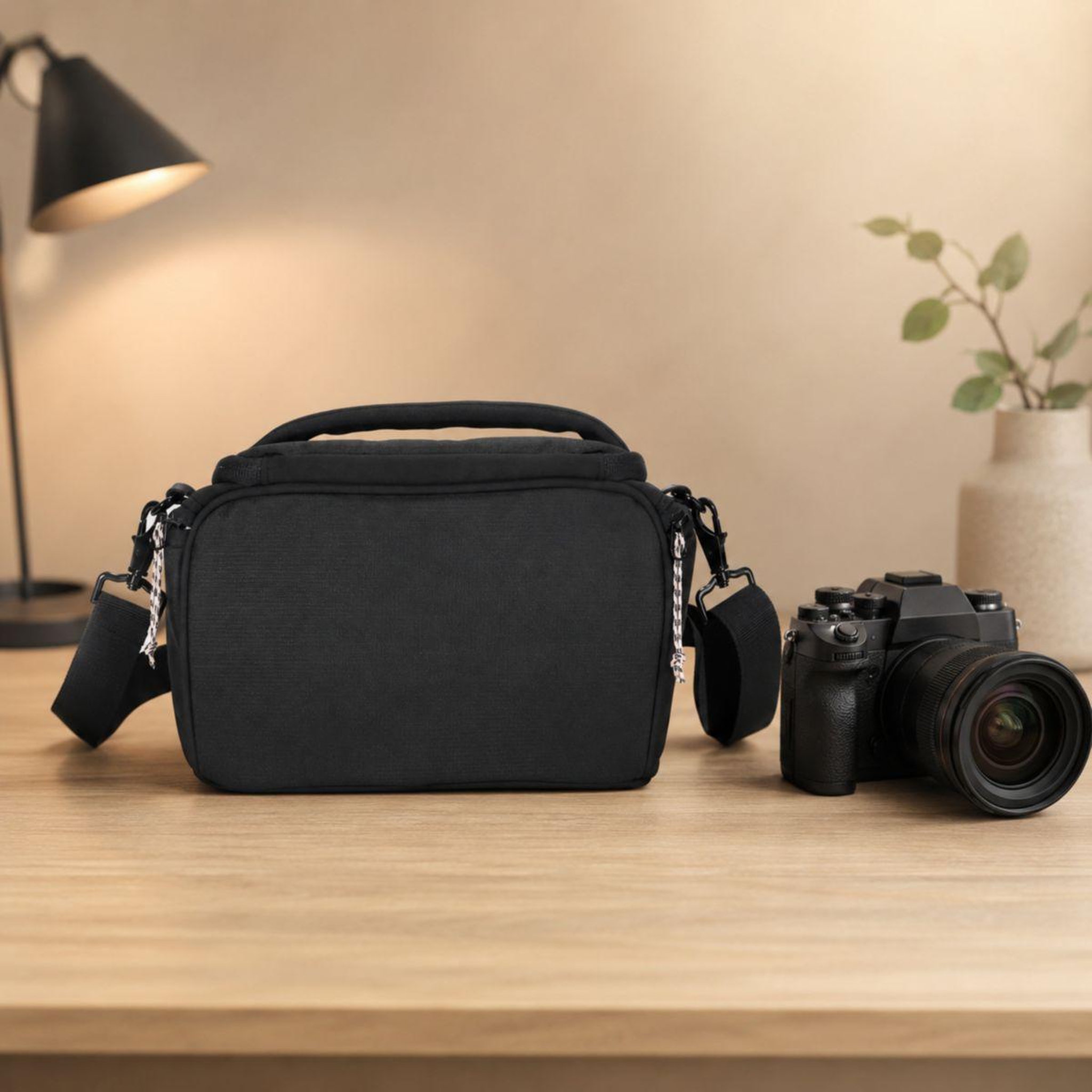 Voir la diapositive 5 : ESSENTIEL B Sacoche eco t22 reflex + 2 objectifs