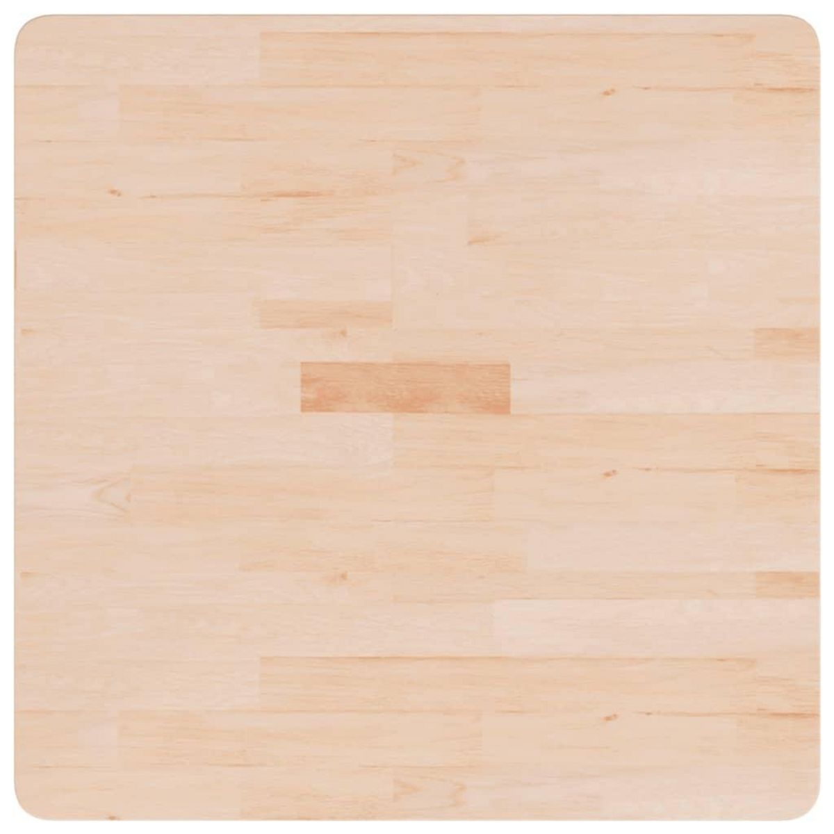 VIDAXL Dessus de table carre 70x70x1,5 cm Bois chene massif non traite