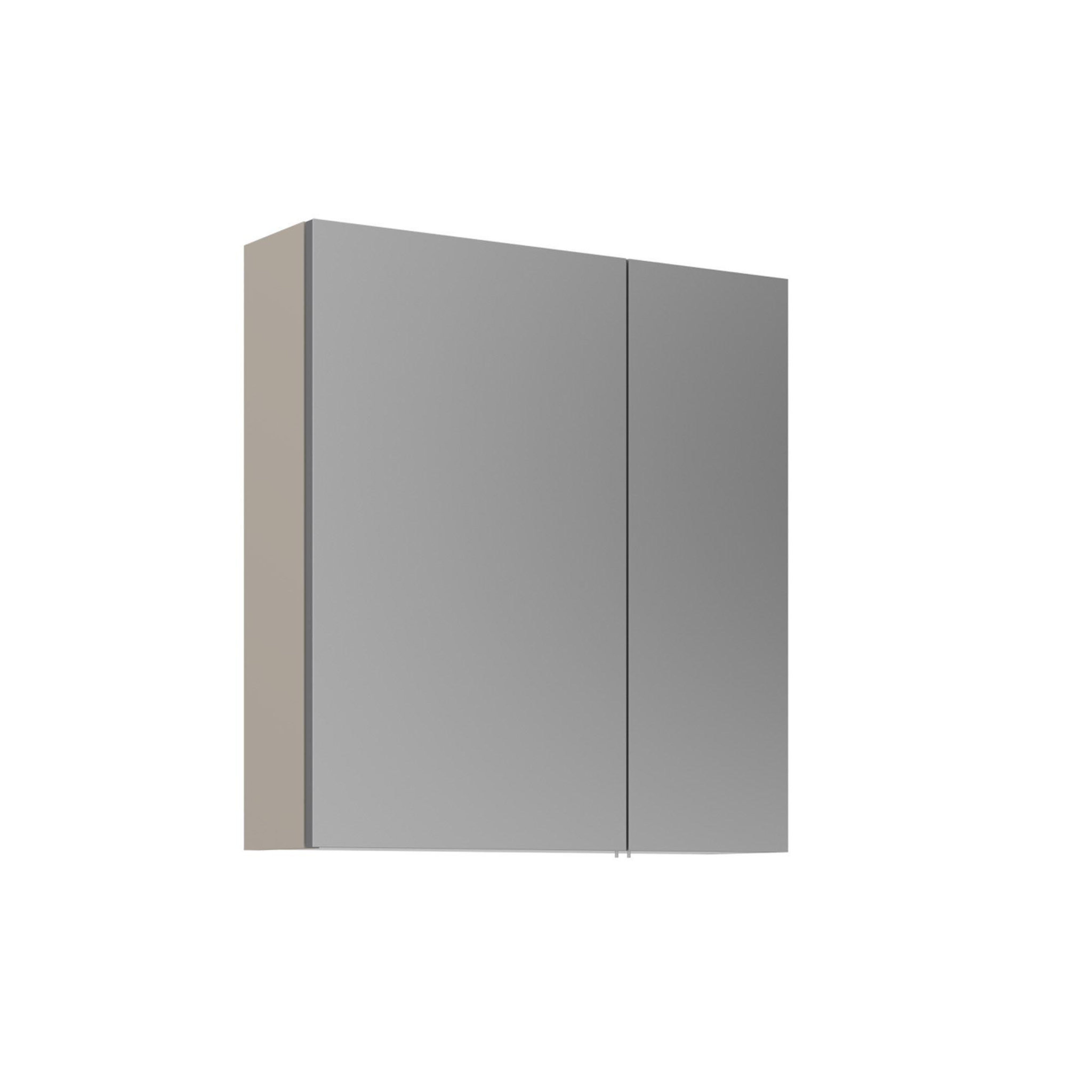Habitat et Jardin Meuble Salle de Bain avec Miroir  Desna 60  - 60 x 16 x 66 cm - Sand